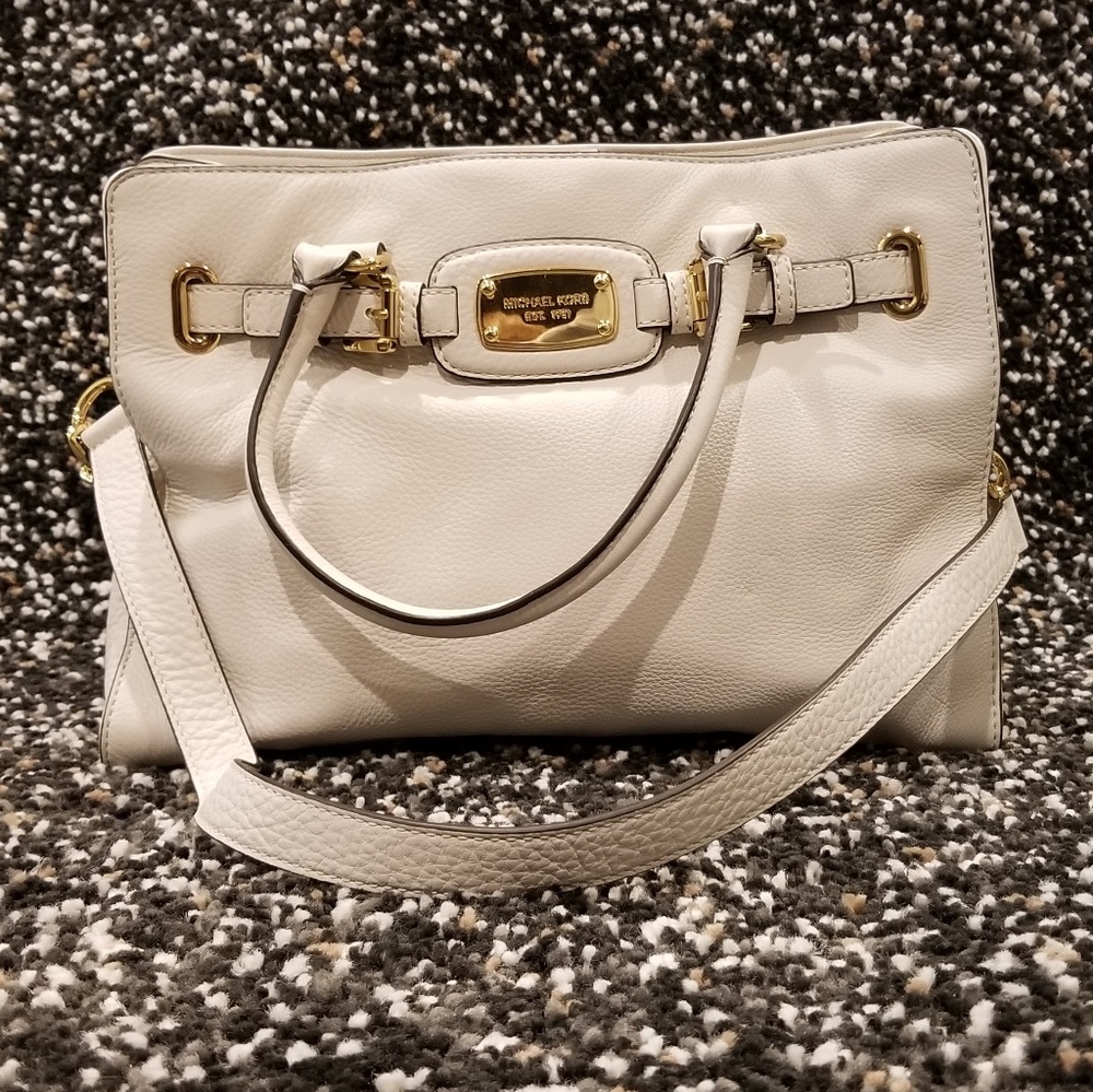 White Michael Kors handbag